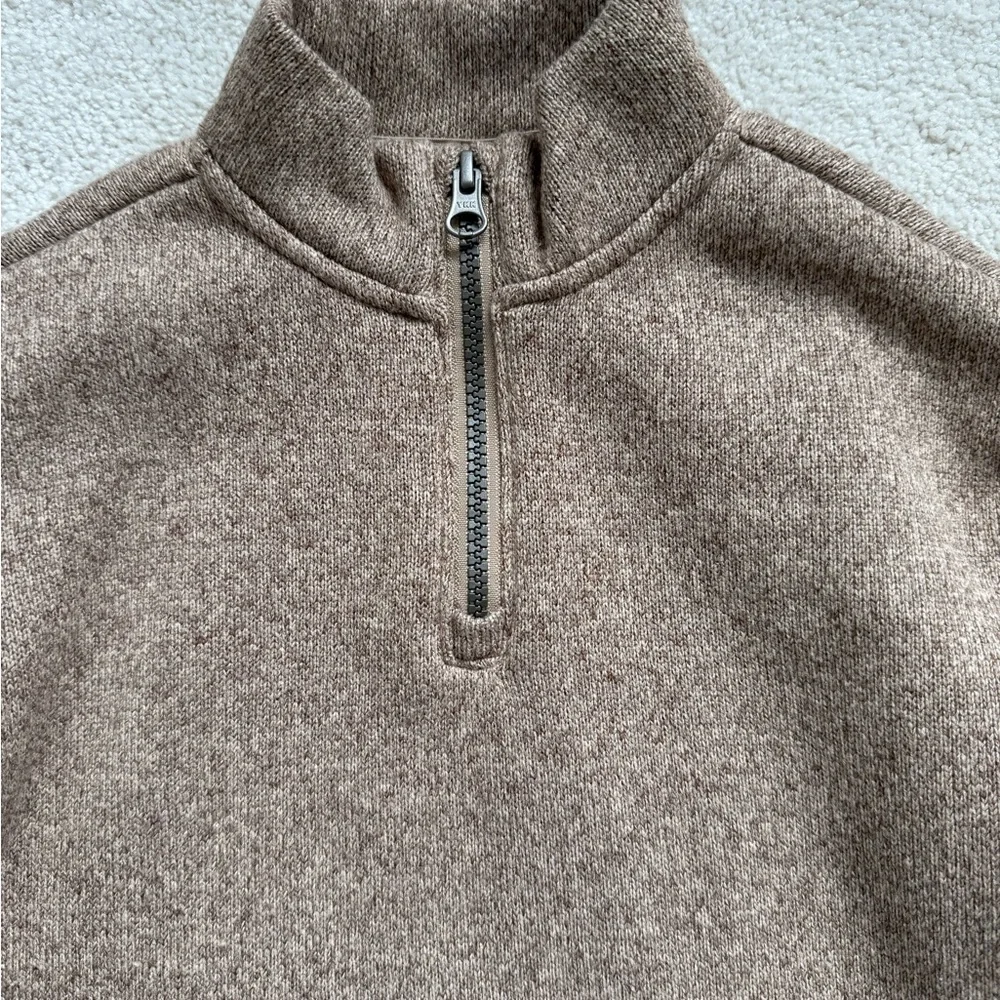 Old Navy Boys’ Tan Half-Zip Sweater - Picture 3 of 5